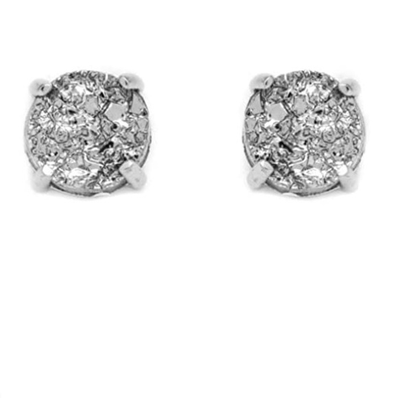 Laura Janelle Grey Druzy Necklace & Earring Set - Picture 3 of 3